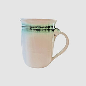 Studio Art Pottery Pitcher with Drip Glaze Signed Stoneware Handmade